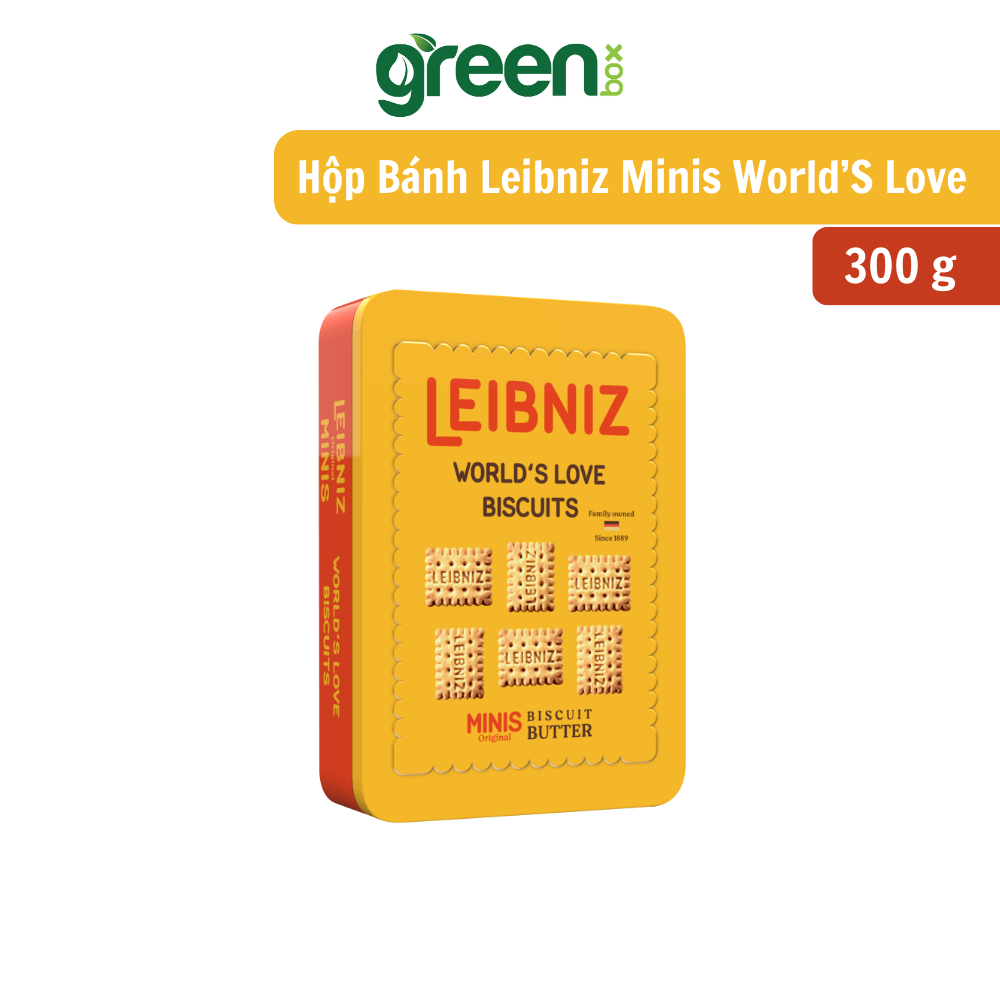 Hộp Bánh Leibniz Minis World’S Love 300G New 2023