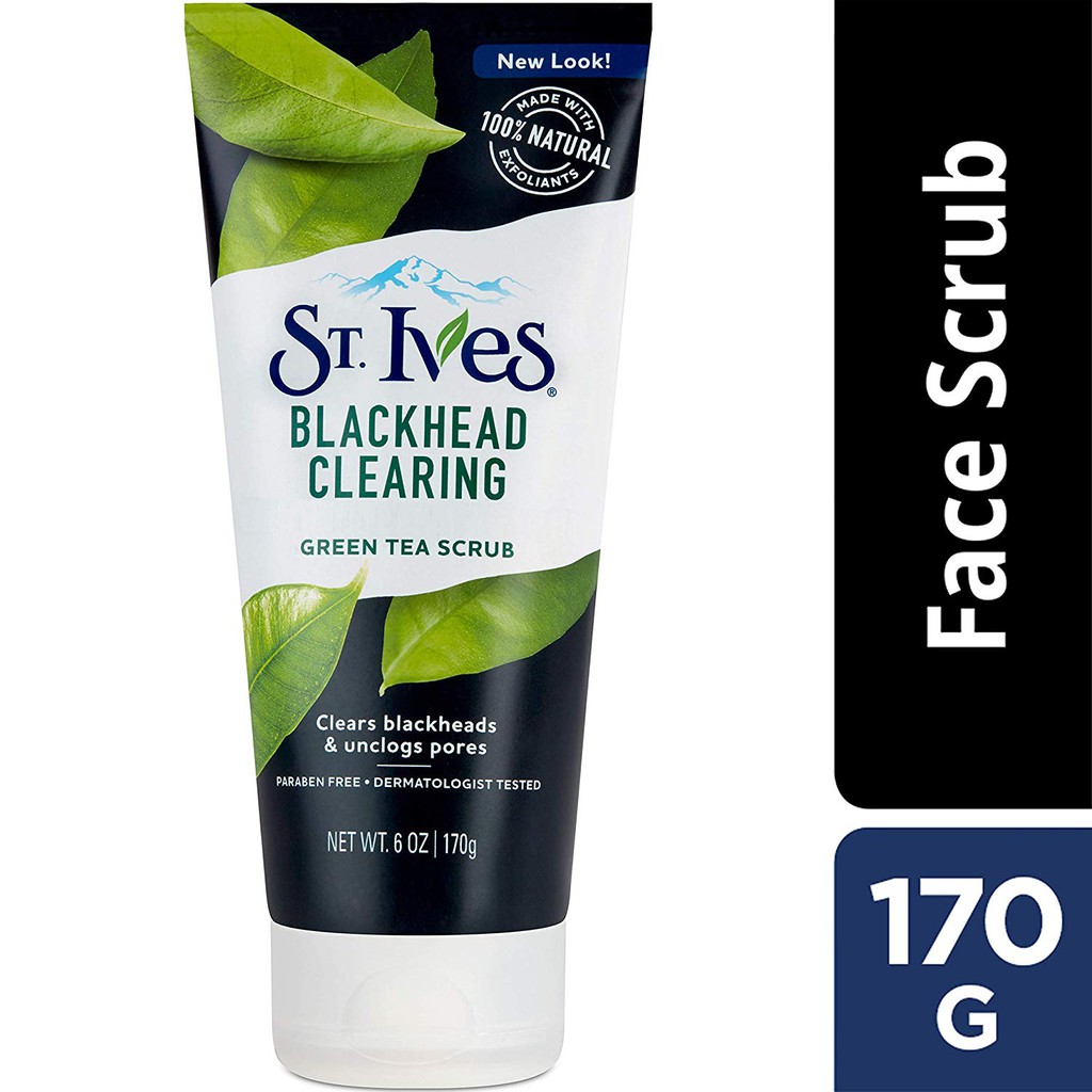 Sữa rửa mặt tẩy tế bào da chết Trà Xanh St.Ives Chính hãng Mỹ 170g, Bảo Vệ Và Nuôi Dưỡng Làn Da