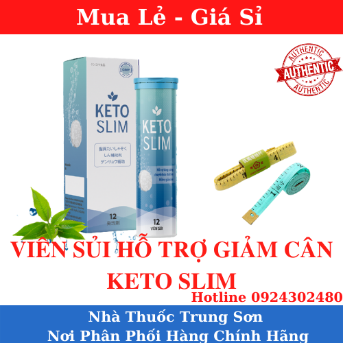Viên sủi giảm cân keto slim chính hãng - ts01