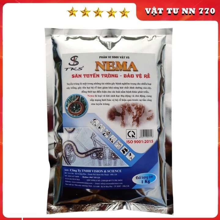 TKS NEMA NẤM SĂN TUYẾN TRÙNG  bảo Vj Rễ - Gói 1kg