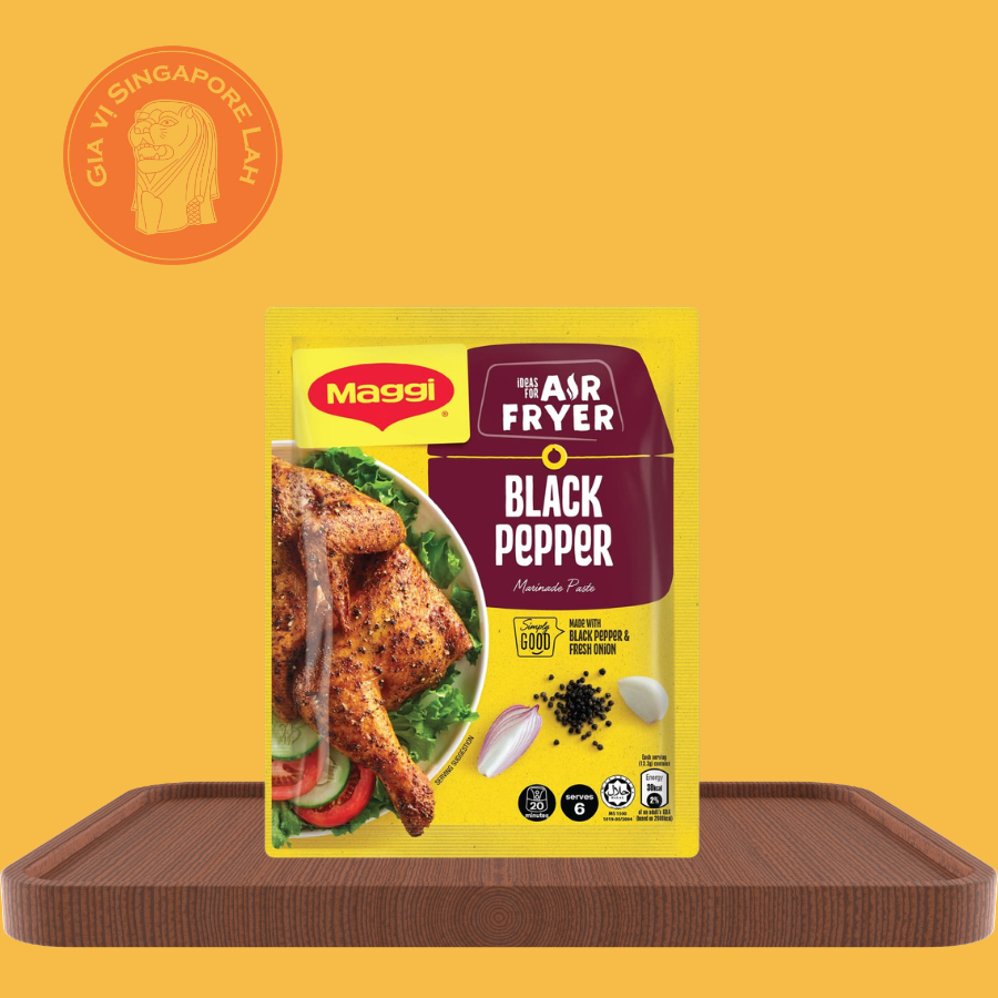 [HSD/EXP: 27/4/2027] Maggi - Black Pepper Marinade Sauce / Gia vị ướp gà giòn vị tiêu đen 80g