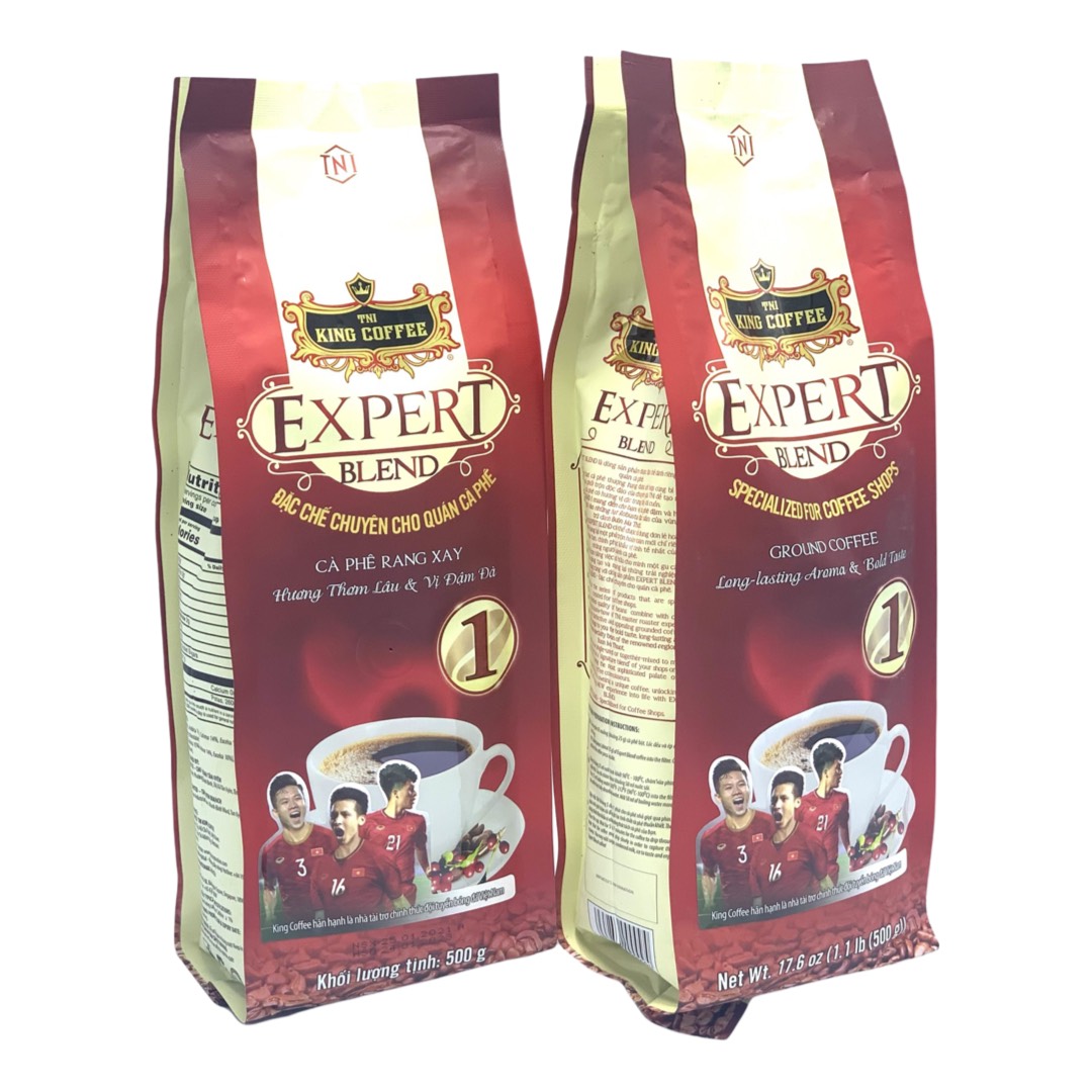 Combo 2 Gói Cà phê rang xay King Coffee Expert Blend 1
