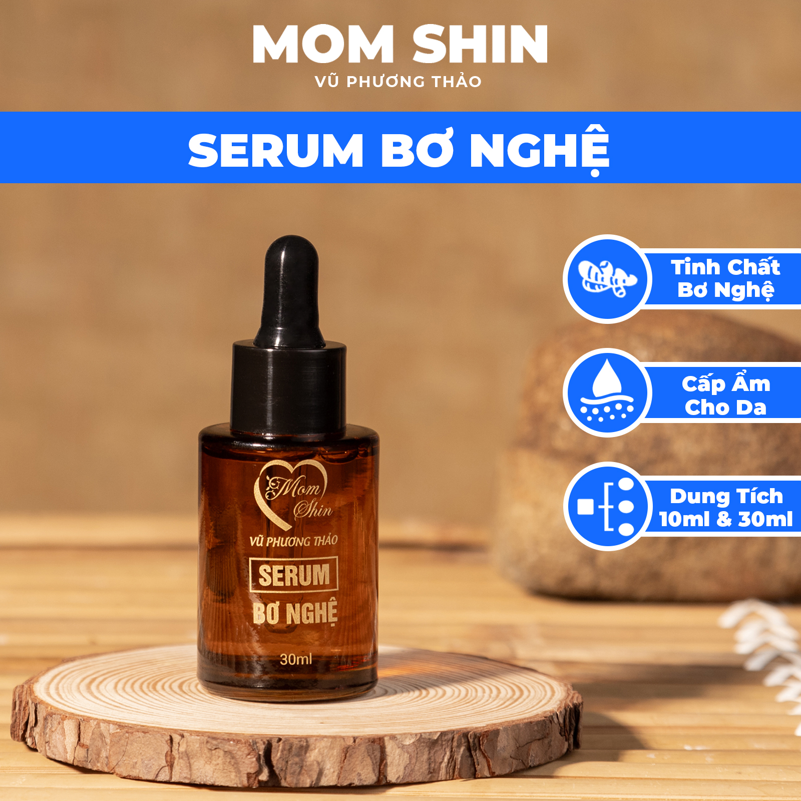 Serum tinh chất bơ nghệ mom shin 10ml | vũ phương thảo mom shin | shop mẹ thảo | ở cữ mẹ shin min gin | momshin