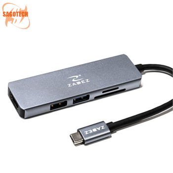 Bộ chuyển đổi type-c hub zadez zah-515