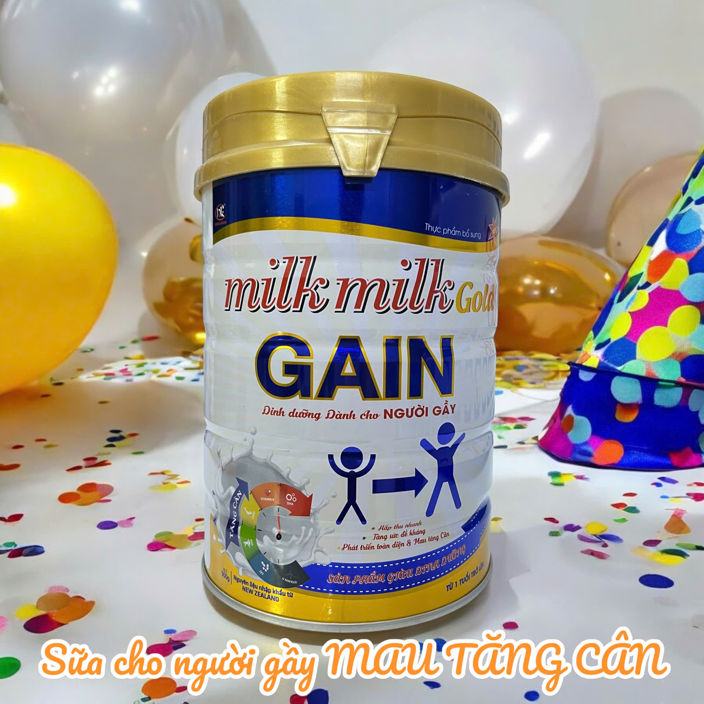 Milk for Effective Weight Gain for Thin People, 900g Can
