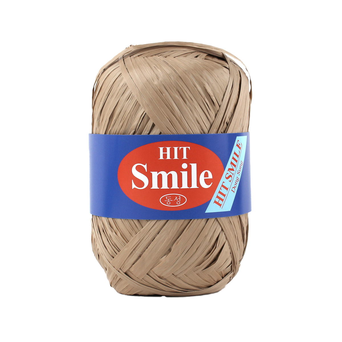 HIT Smile Crochet Bag Hat Yarn 3oz, Light Beige