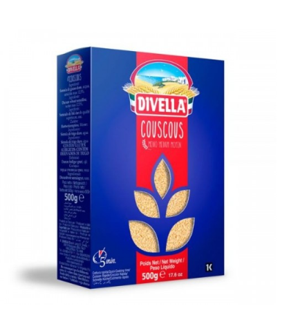Hạt pasta couscous divella 500g chuyên dùng hằng ngày - nhập khẩu ý