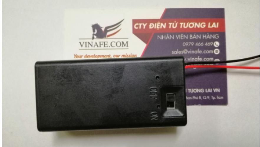 Đế pin 9v có công tắc