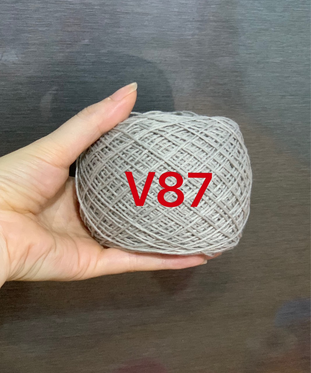 Len cotton vn, sợi to 1mm, không xù