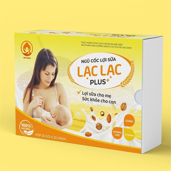 Ngũ cốc lợi sữa lạc lạc 1 hộp 30 gói 600g