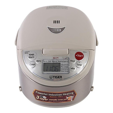 Nồi cơm điện tử tiger jkw-a10w - 1l - hàng chính hãng
