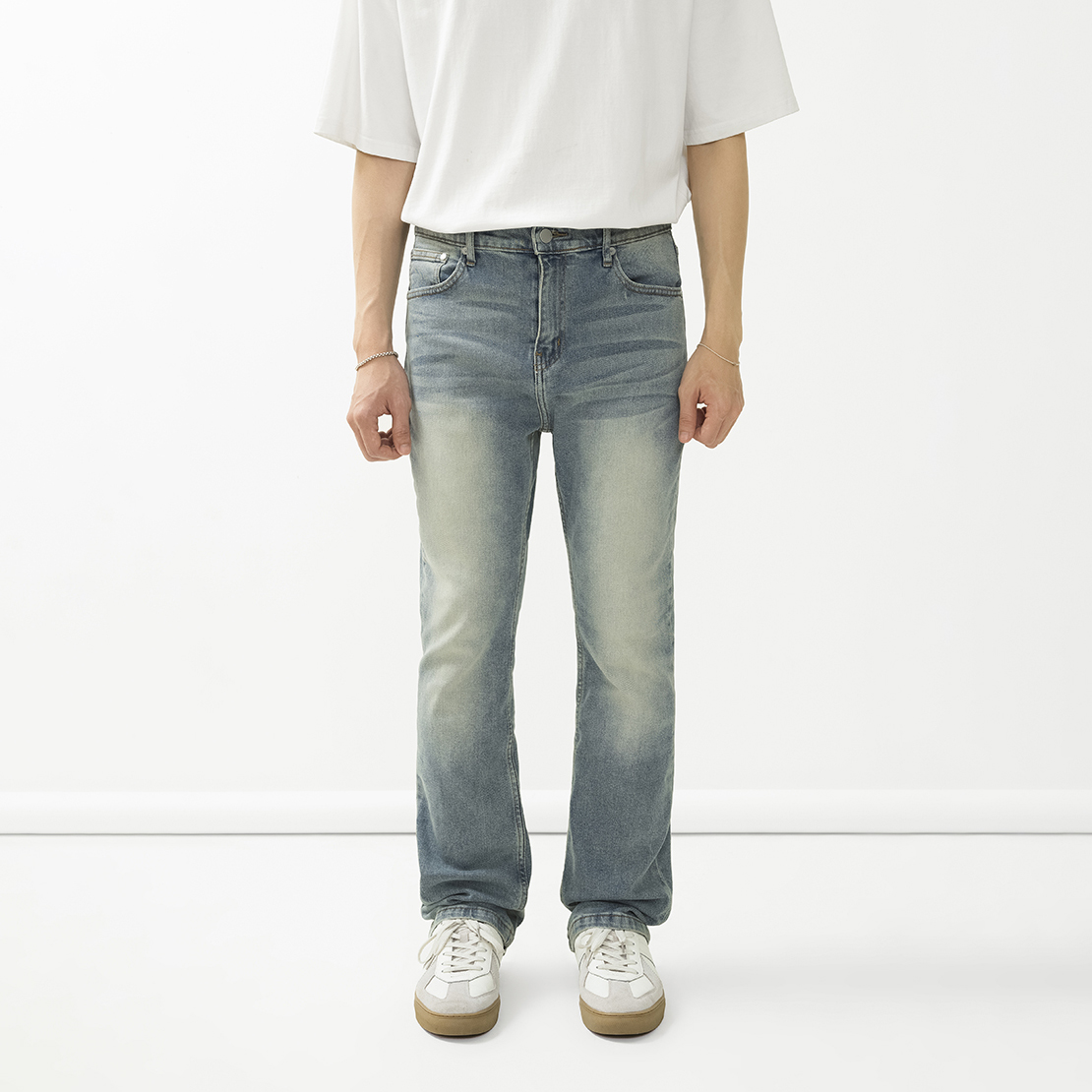 Owl brand® flare jeans - quần jeans dài dáng loe/ xanh dirty