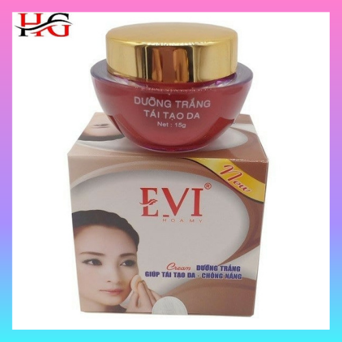 Kem EVI Dưỡng trắng - Giúp tái tạo da - Chống nắng EVI 15g
