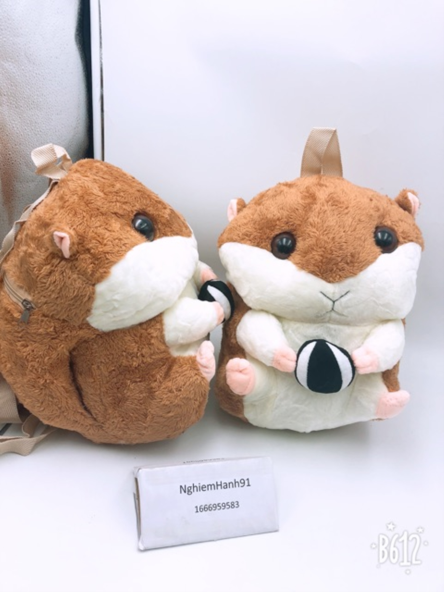 ┅✶ Balo thú bông hình con sóc chuột Hamter siêu xinh