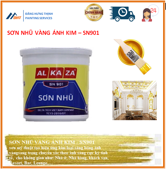 SƠN NHŨ VÀNG ÁNH KIM SN901 - 1Kg