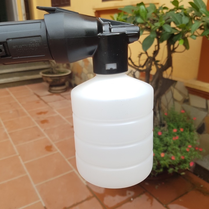 Bình tạo bọt tuyết dùng cho máy rửa xe cao áp-tạo bọt nhỏ