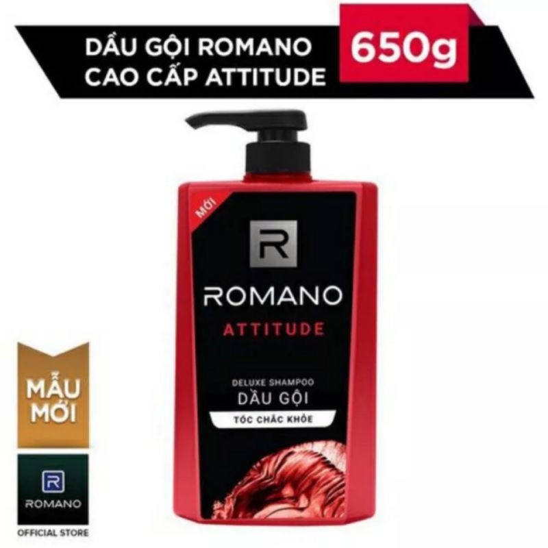 Dầu gội Romano 650g Cao cấp Attitude