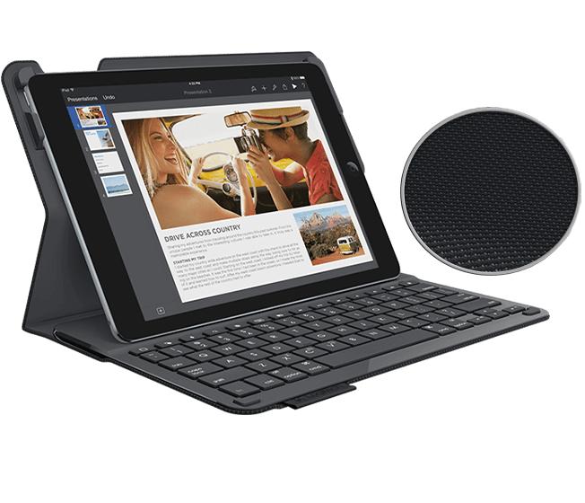Bàn phím Bluetooth kiêm bao da Logitech Type + dành cho iPad Air 1 New Full Box