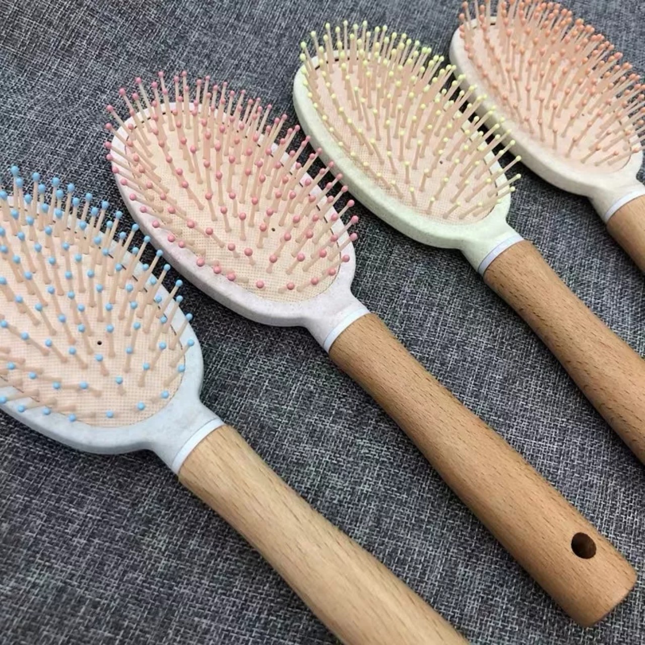 Lượt chải tóc Massage tạo kiểu gỡ rối uốn phồng