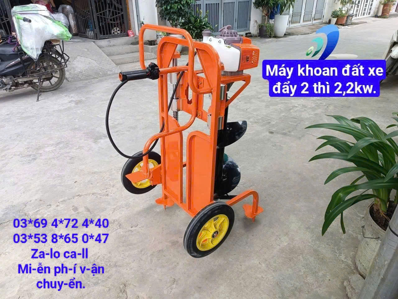 Mua máy khoan hố trồng cây, lông trụ rào