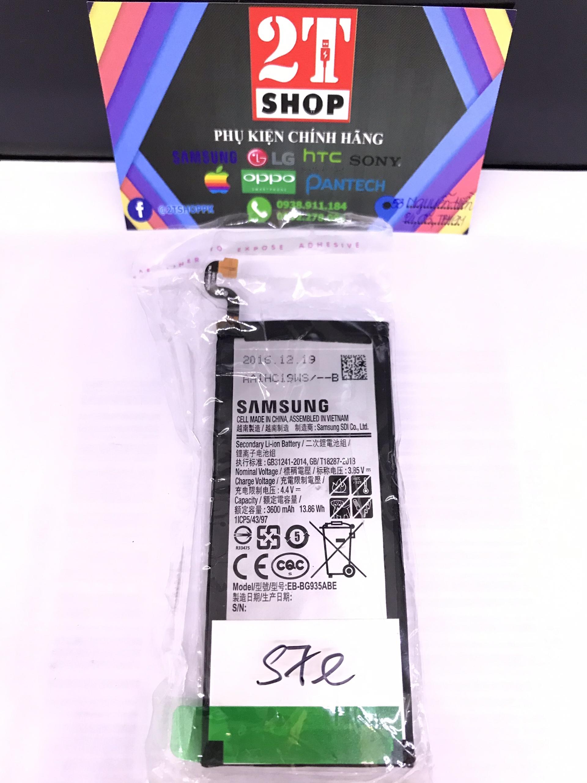 PIN GALAXY S7 EDGE CHÍNH HÃNG, DUNG LƯỢNG 3600MAH, EB-BG935ABE