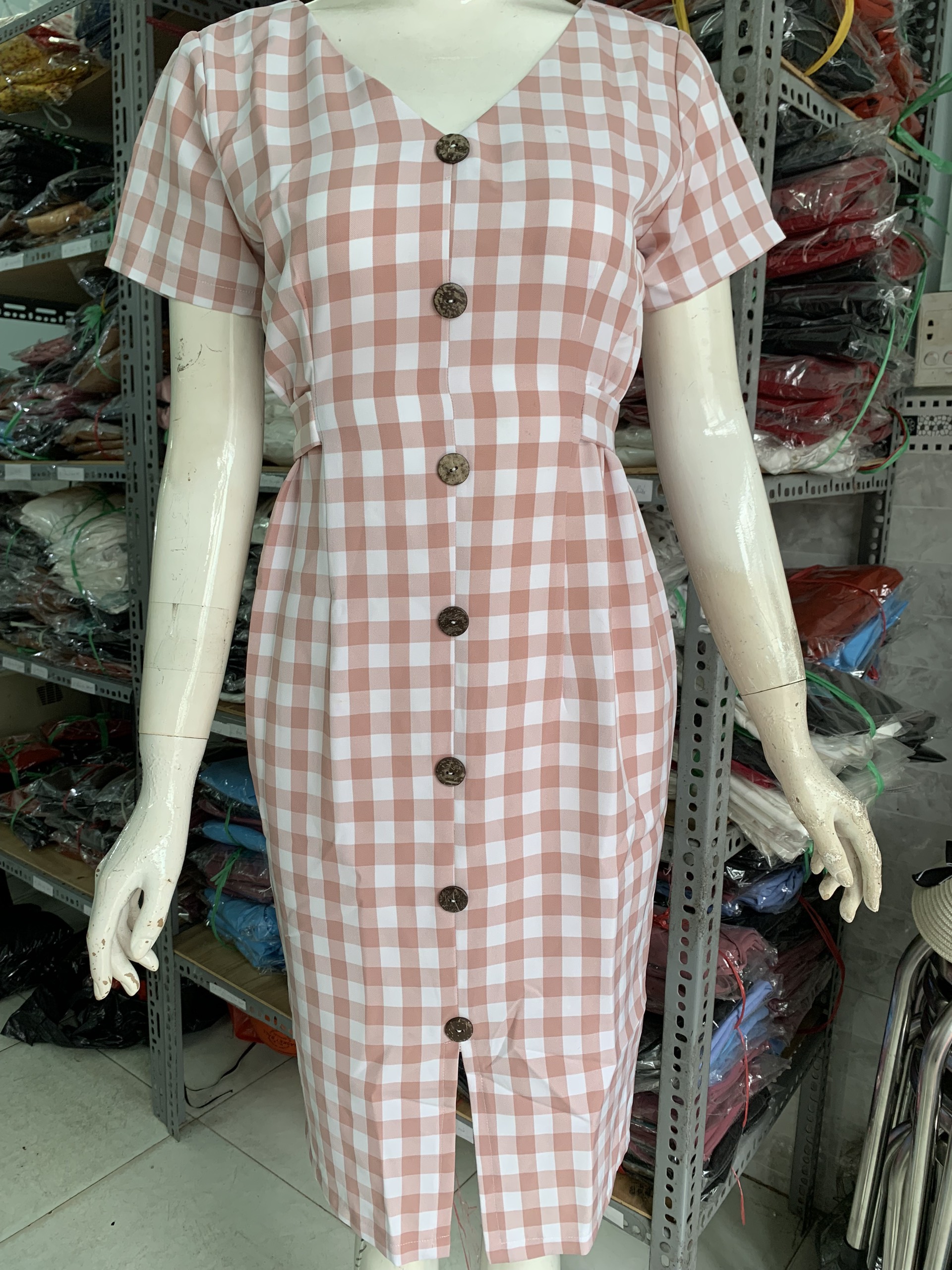 Đầm cổ tim my my