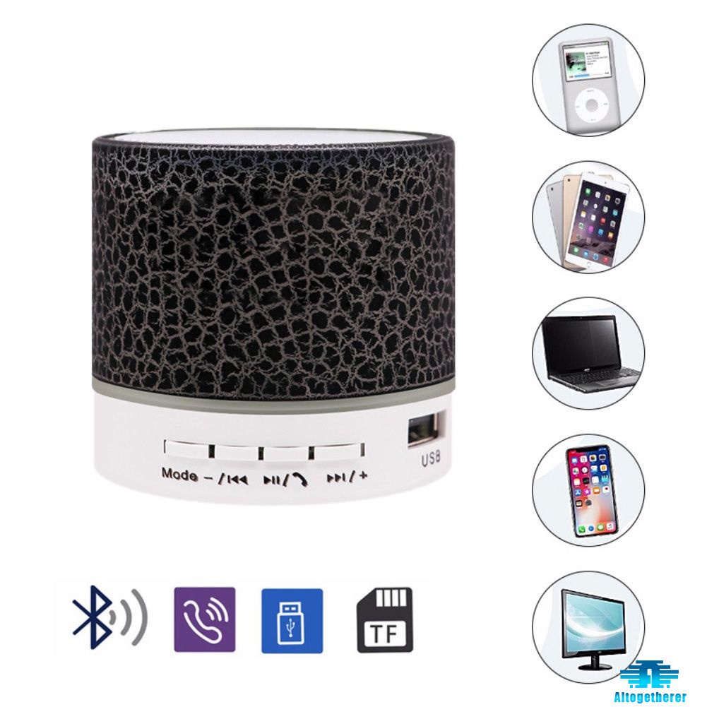 (MỚI) Loa Bluetooth A9 mini không dây có đèn LED hỗ trợ thẻ nhớ TF