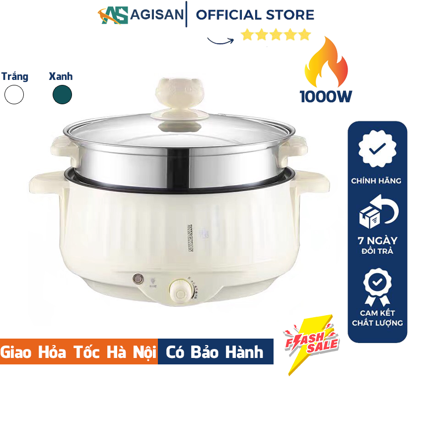 Nồi Lẩu Mini Cắm Điện Đa Năng Lớp Chống Dính Teflon Cao Cấp - Nồi Đa Năng 3 Mức Nhiệt Chiên Xào Rán Tiện Lợi, Nồi Lẩu Điện Đa Năng Bảo Hành 6 Tháng, Nồi Lấu Mini Đa Năng Có Lớp Chống Dính, Noi Lau Dien Mini Cao Cấp
