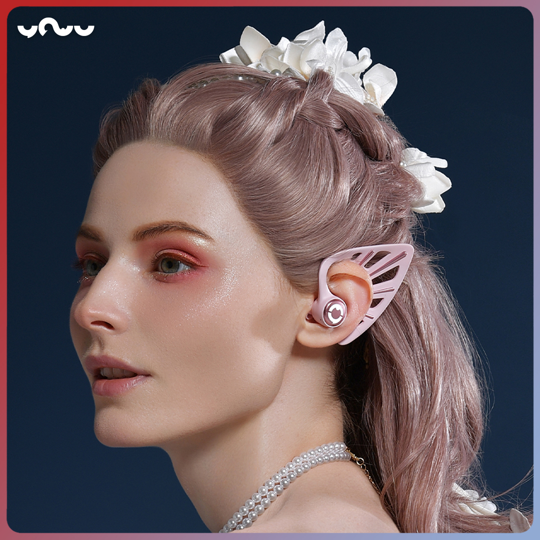 Tai nghe Yowu Elf Wireless Earphones Không Dây Bluetooth LED Ma thuật Giảm Tiếng Ồn Gaming Headphones Tai Nghe Yêu Tinh Quấn Hút Từ Khác Biệt