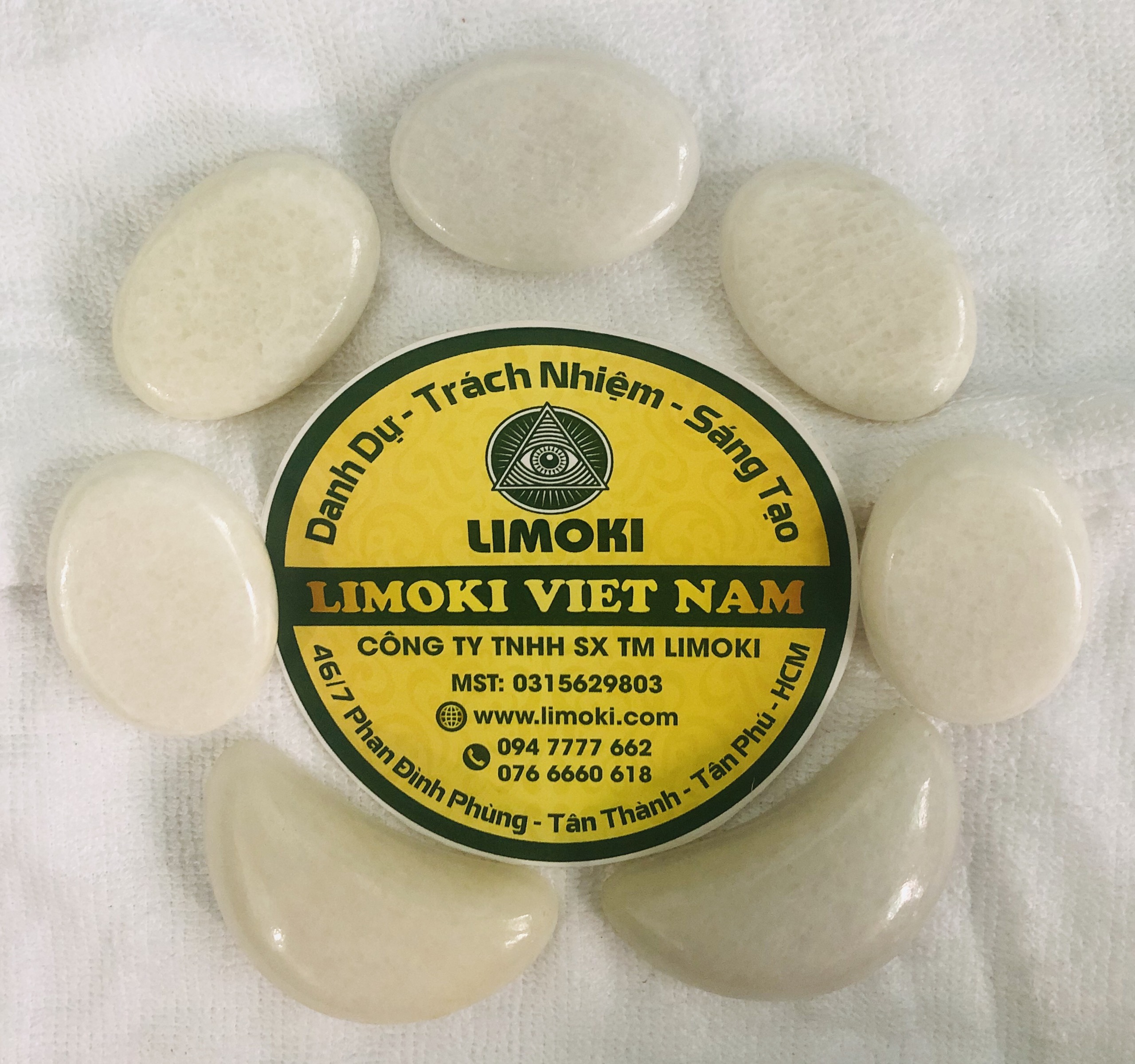 [HCM]Bộ 7 Viên Đá Cẩm Thạch Massage Lạnh