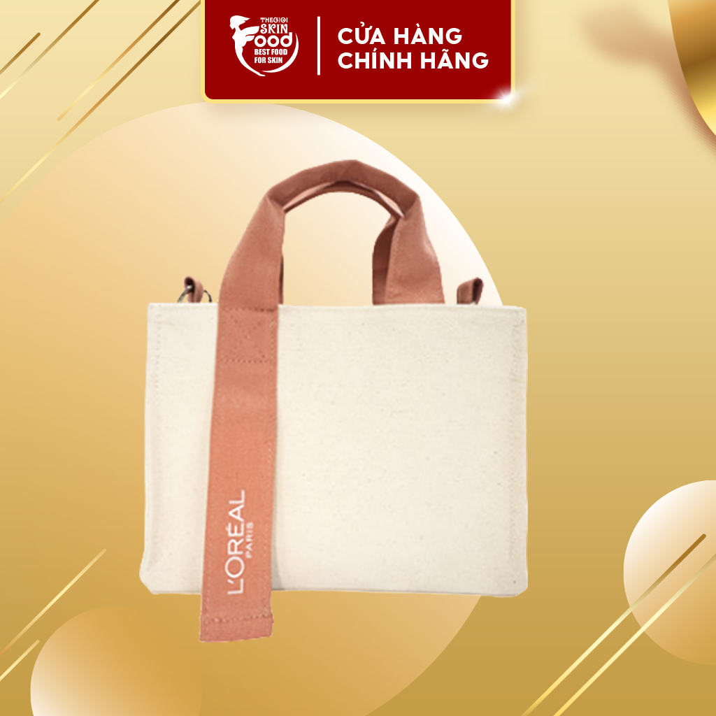 Túi Thời Trang L'oreal Canvas Màu Mộc