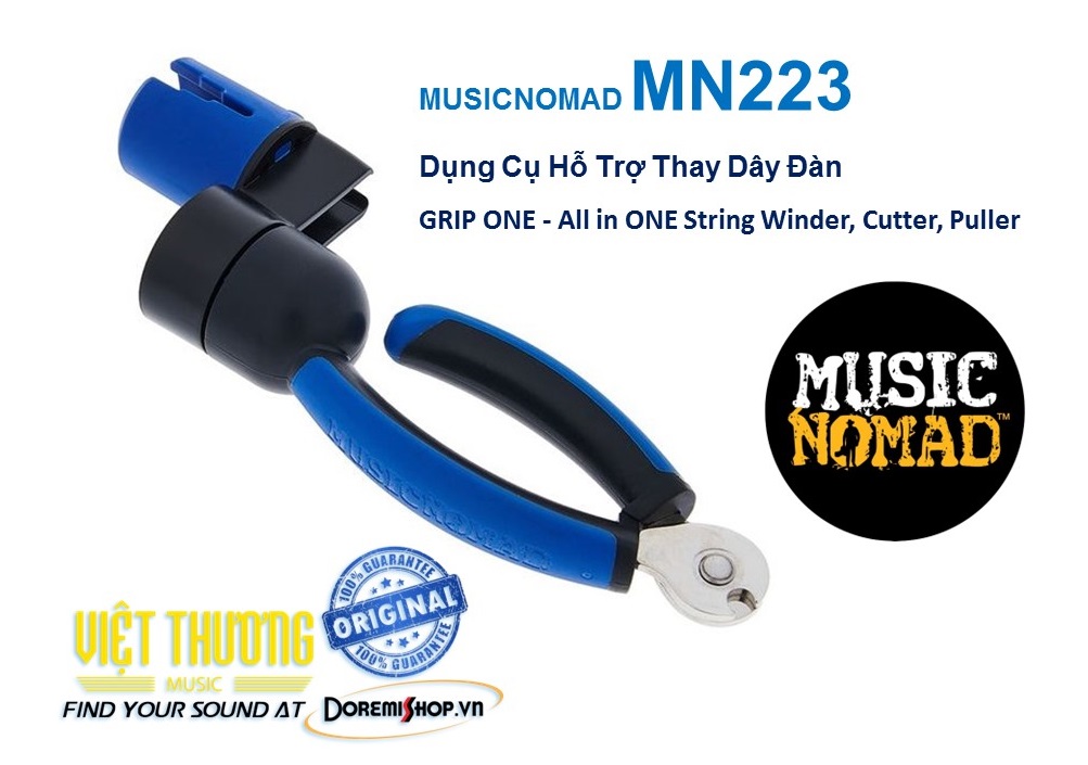 Dụng cụ hỗ trợ thay dây đàn guitar và bass Music Nomad MN223