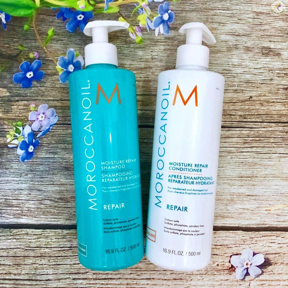 [FreeshipMAX] MOROCCANOIL ] DẦU GỘI XẢ PHỤC HỒI ĐỘ ẨM MOROCCANOIL REPAIR 500ML CHÍNH HÃNG
