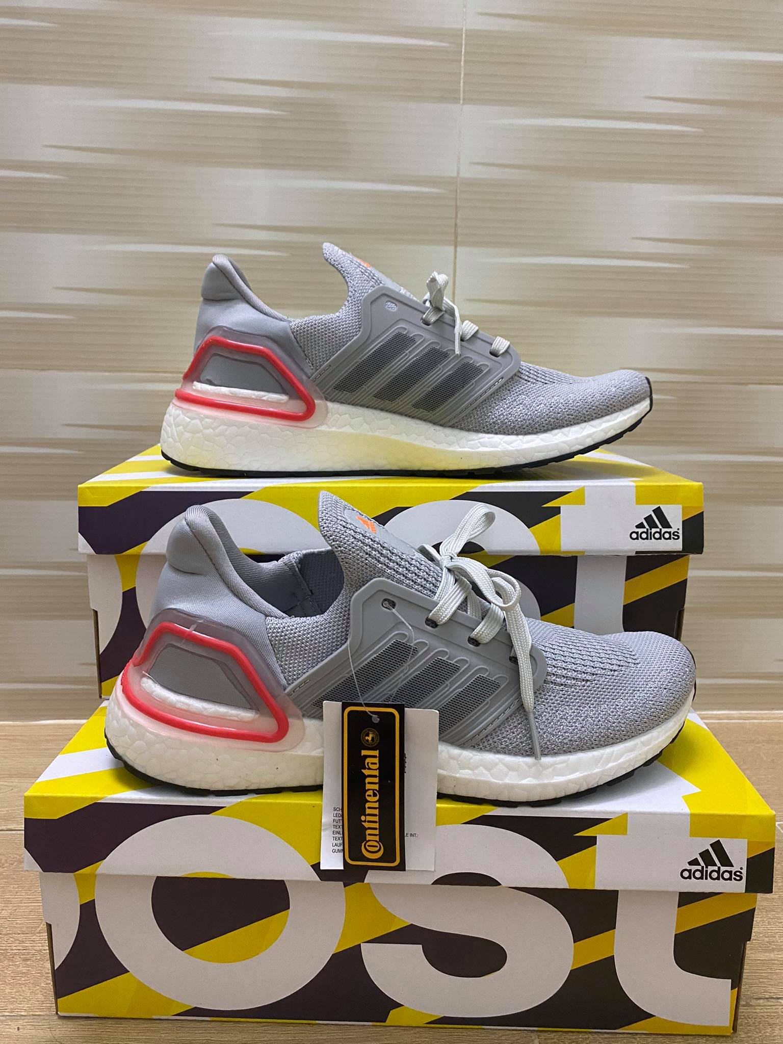 Giày thể thao ultra boost 2.0 xám bản 11 dành cho nam