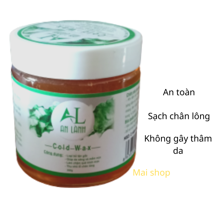 Wax lông An Lành triệt lông hiệu quả an toàn không thâm da sạch chân lông Tặng giấy và que gỗ