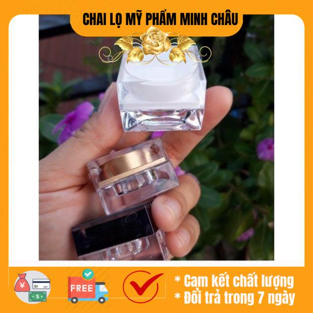 Hủ chiết mỹ phẩm vuông 5g / hủ đựng kem face / chai lọ