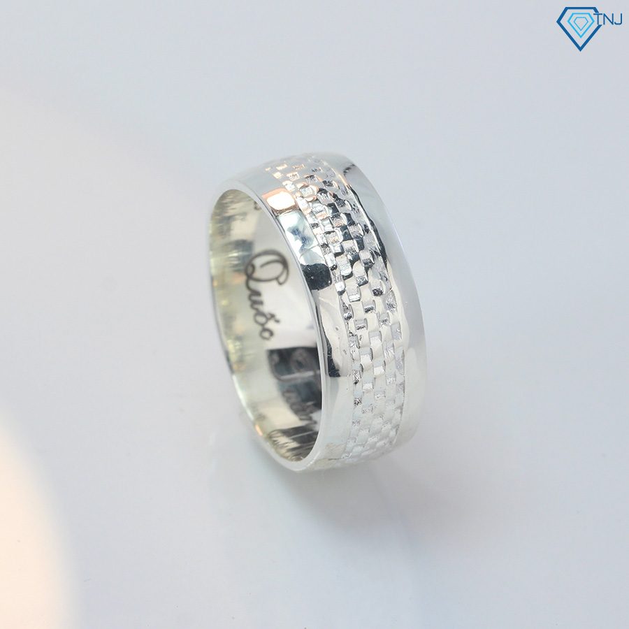 Nhẫn nam bạc 925 trơn không đá NNA0163 - Trang Sức TNJ