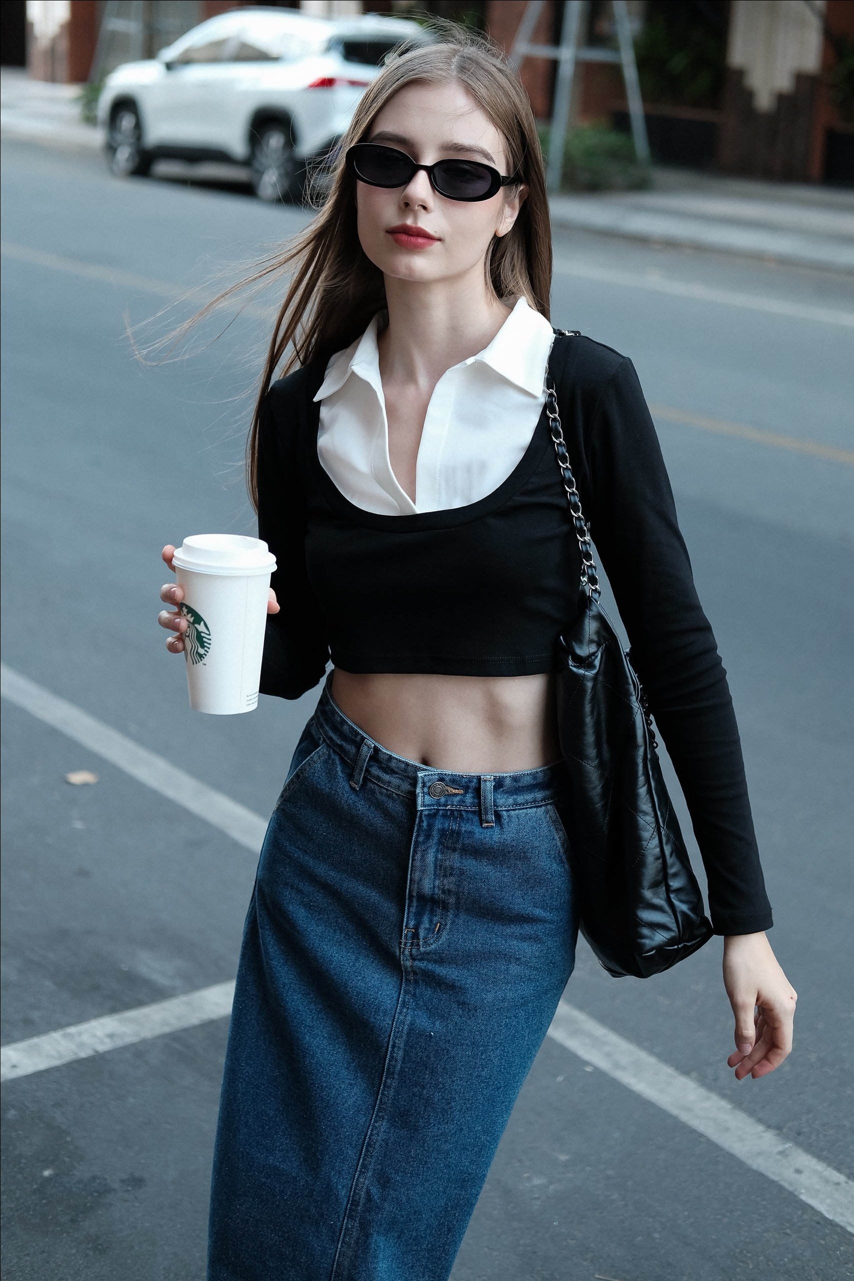Rubies váy dài karin skirt