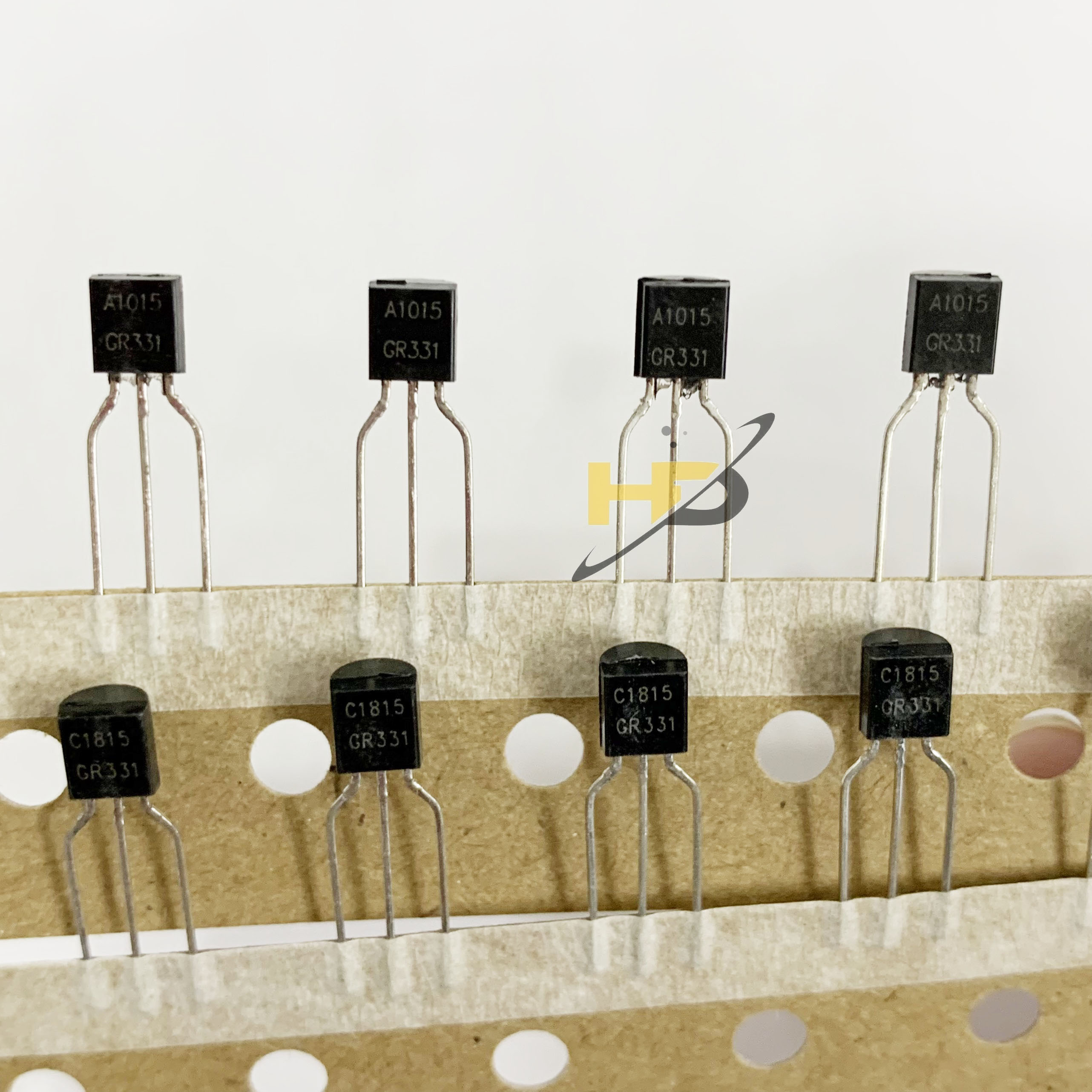 Linh kiện điệntử, bộ 10 cặp transistor c1815/a1015 chân cắm
