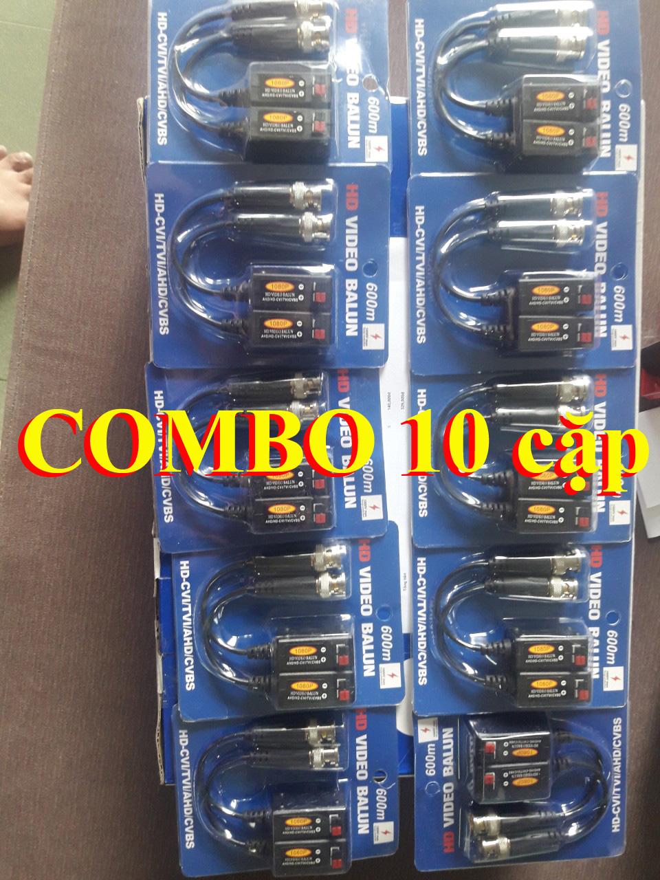 [HCM]10 Cặp Balun 1080p BDV-03 Chất Lượng Cao - balun camera 1080