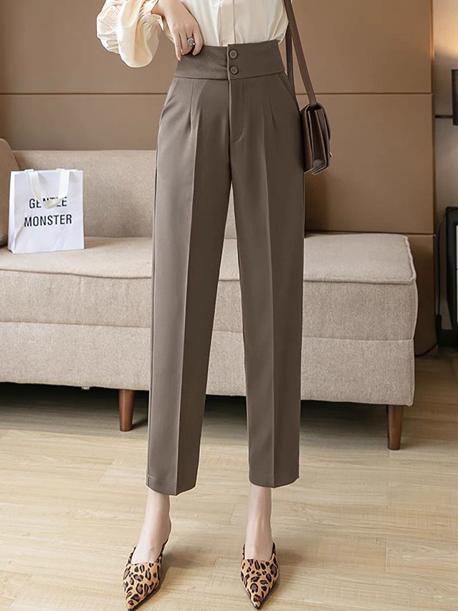 Quần tây nữ đẹp dáng baggy -baggy 2 khuy