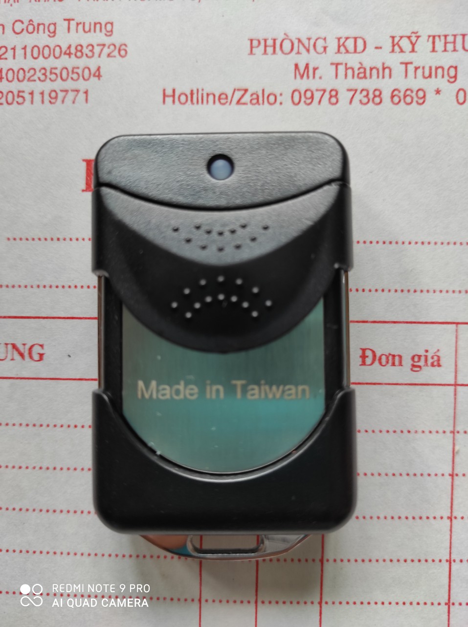 # Tay điều khiển cửa cuốn 8 mã gạt 433 mhz Inox chất lượng cao
