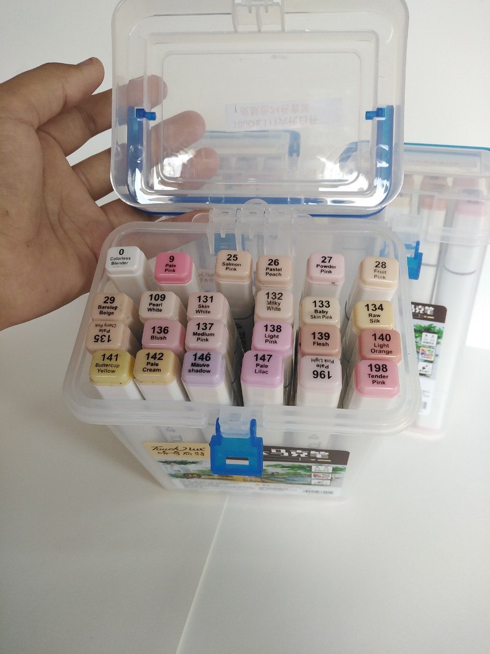 Set 12/24 màu da TOUCHLIIT 6 hộp nhựa