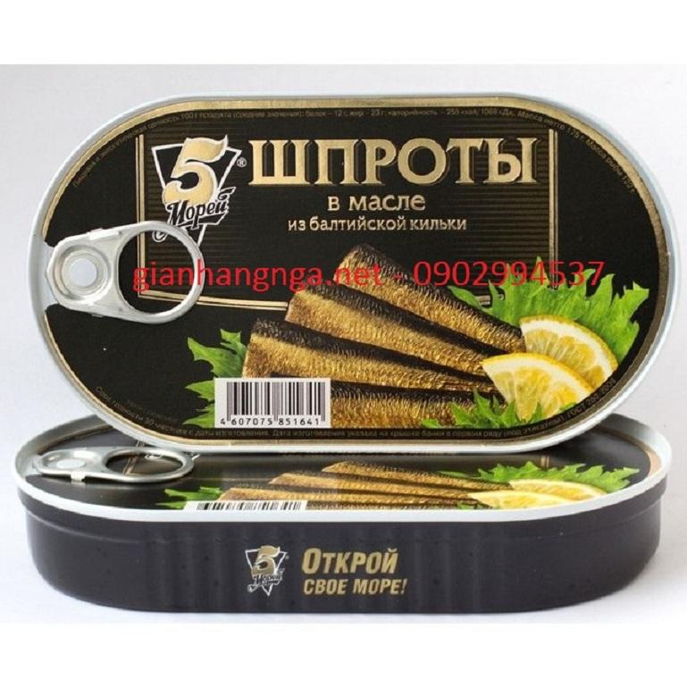 Cá trích ngâm dầu hiệu Ngũ Hải hộp 175gr