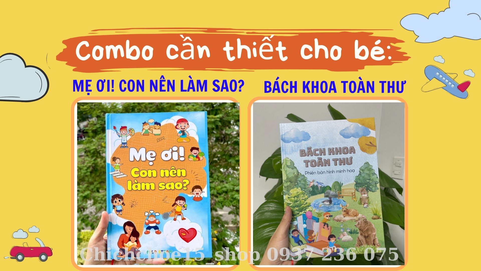 Combo Mẹ ơi! Con nên làm sao và Bách khoa toàn thư