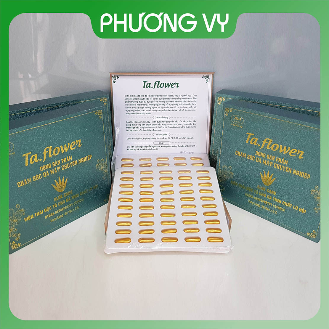 [CHÍNH HÃNG] Viên thải chì cao cấp, có tác dụng thải độc chì, độc tố và bụi bẩn cho da tinh chất lô hội.