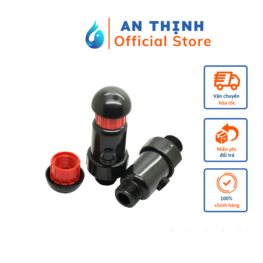 Van xả khí đỏ phi 34mm- Hệ thống tưới cây