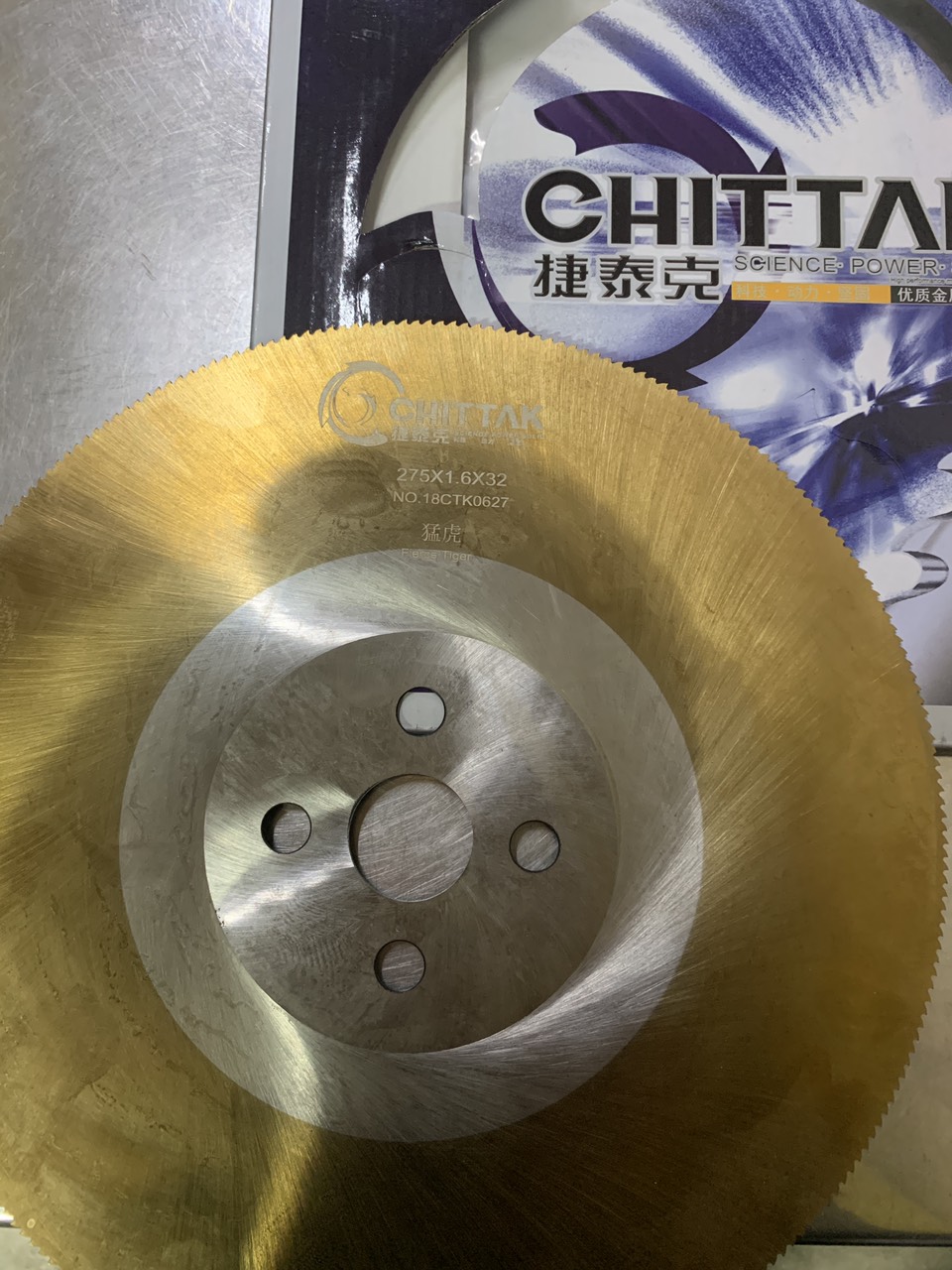 Lưỡi cưa thép gió vàng - Đĩa cắt thép gió - Lưỡi cắt hợp kim cắt inox, lưỡi cắt thép gió - Đĩa cắt CHITAK màu vàng