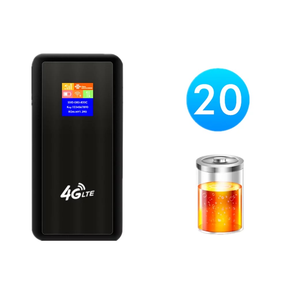 Bộ Phát WiFi 4G Hitek H10 Kiêm Pin Dự Phòng 10.000Mah
