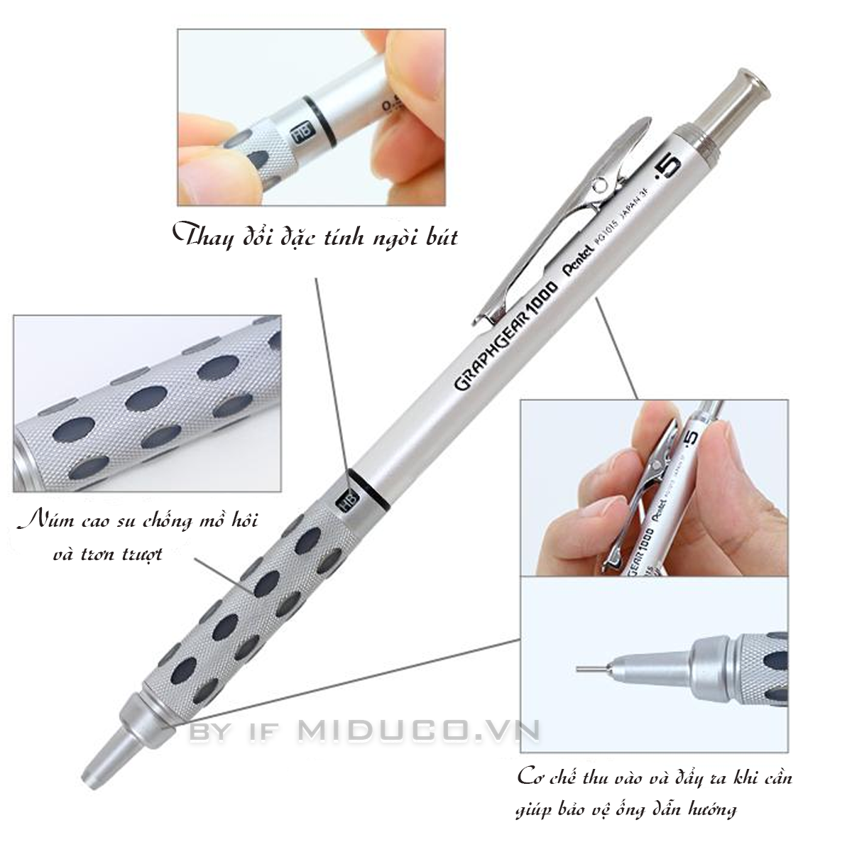 Bút Chì Kim Pentel Graphgear 1000